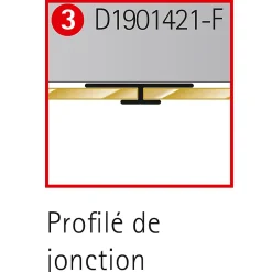 Schulte Profilé de jonction pour panneaux muraux DécoDesign, blanc* Panneau Mural De Salle De Bains