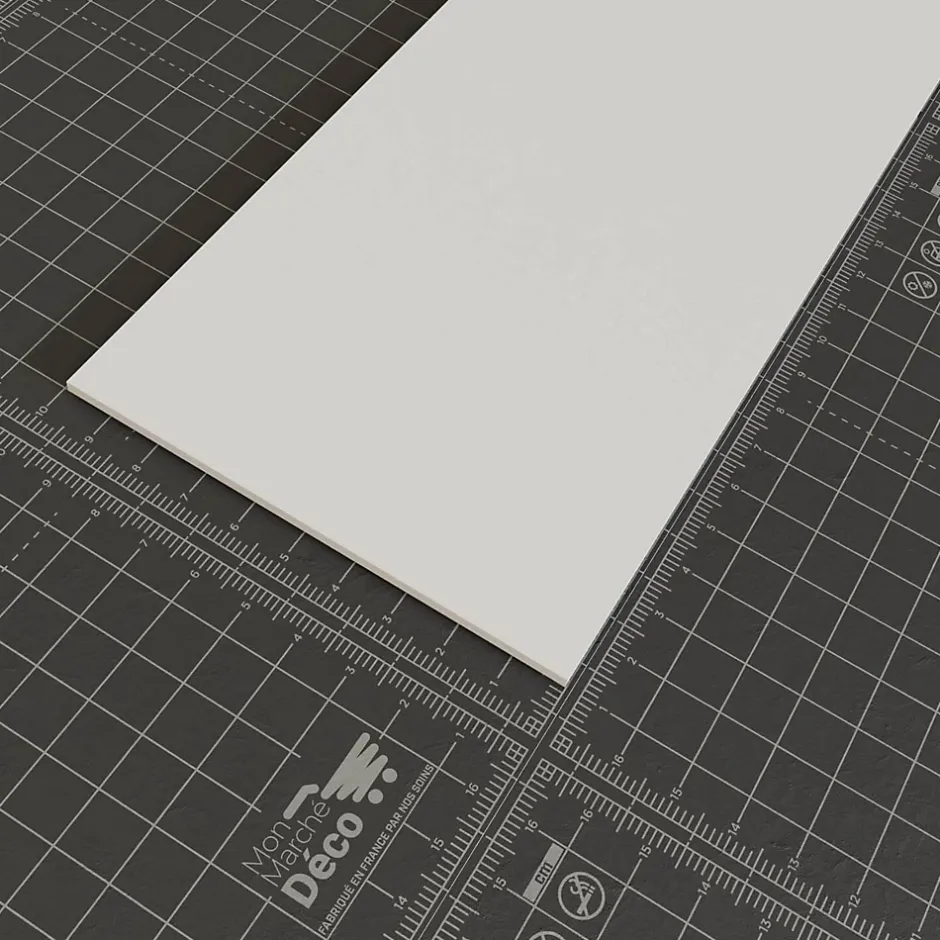 Tecnoprofils Profil Plat PVC 100 mm - Longueur 2.60 m - Lot de 5* Panneau Mural De Salle De Bains