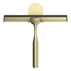 GoodHome Raclette de douche + support or Cavally* Accessoire De Douche|Accessoire De Douche
