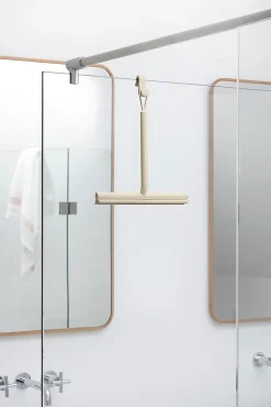 Brabantia Raclette de douche avec crochet à suspendre, beige, ReNew