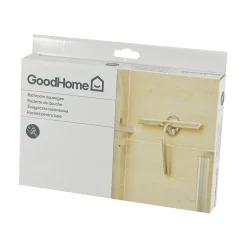 GoodHome Raclette pour parois de douche et vitres argenté acier inoxydable L.25 x l.17cm* Accessoire De Douche|Accessoire De Douche