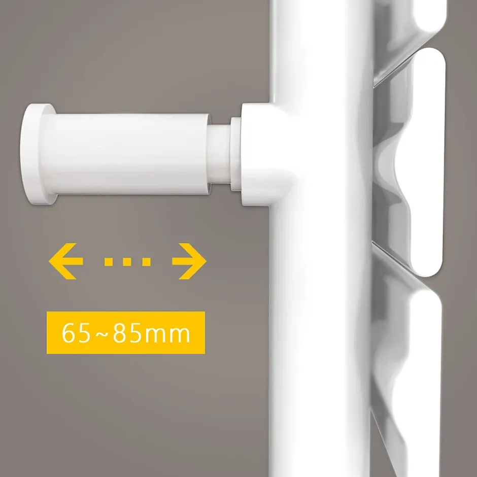Sirhona Radiateur à eau chaude Salle de bain Sèche-serviettes 1000x500x62mm - Vertical -Blanc* Sèche-Serviettes Mixte
