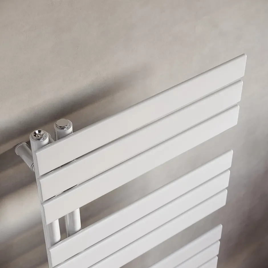 Sirhona Radiateur à eau chaude Salle de bain Sèche-serviettes 760x400x62mm - Vertical -Blanc* Sèche-Serviettes Mixte