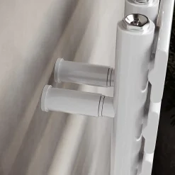 Sirhona Radiateur à eau chaude Salle de bain Sèche-serviettes 760x400x62mm - Vertical -Blanc* Sèche-Serviettes Mixte
