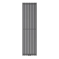 Luxebath Radiateur à Panneaux Design Stella, 1800 x 480 mm, Anthracite, avec Connexion Central, Plat, Vertical, Monocouche* Sèche-Serviettes Mixte