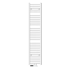 Luxebath Radiateur de Salle de Bain - 300 x 1800 mm - Blanc - Droit avec Raccordement Central* Sèche-Serviettes Mixte