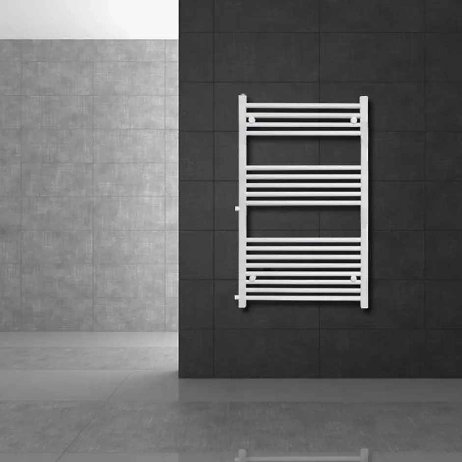 Luxebath Radiateur de Salle de Bain, 600 x 1200 mm, en Acier, Blanc, Forme Droite* Sèche-Serviettes Mixte