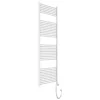 Kiamami Valentina Radiateur De Salle De Bain Avec Thermostat Réglable 60X180 Blanc* Sèche-Serviettes Électrique