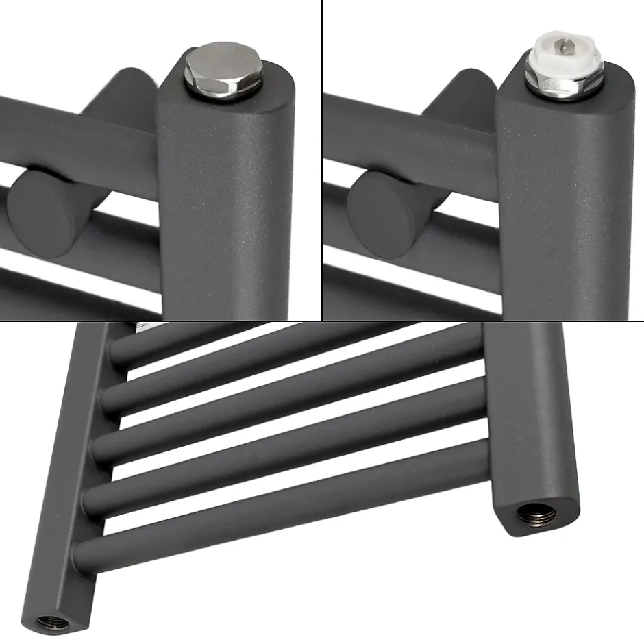 Luxebath Radiateur de Salle de Bain Electrique, Anthracite