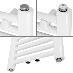 Luxebath Radiateur de Salle de Bain Design Sahara, 600 x 1200 mm, Blanc, Forme Droit