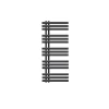Luxebath Radiateur de Salle de Bain Design Iron EM, 500 x 1200 mm, Anthracite, en Acier Revêtu par Poudre* Sèche-Serviettes Mixte