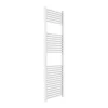 Kiamami Valentina Radiateur De Salle De Bain Porte-Serviettes En Acier Blanc 45X150 Avec 30 Tubes Horizontaux