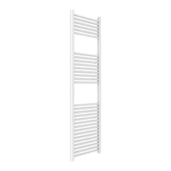 Kiamami Valentina Radiateur De Salle De Bain Porte-Serviettes En Acier Blanc 45X150 Avec 30 Tubes Horizontaux