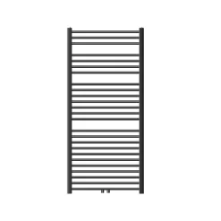 Luxebath Radiateur Design Sahara Non Électrique - 750 x 1500 mm - Anthracite - Connexion Central - sans Kit de Raccordement - Forme Courbé