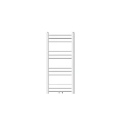 Luxebath Radiateur Design Sahara Non Electrique - 400 x 800 mm - Blanc - Connexion Central - sans Kit de Raccordement - Forme Droit