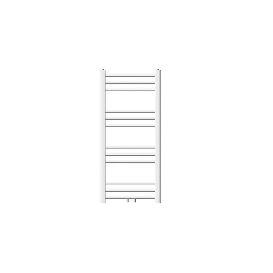 Luxebath Radiateur Design Sahara Non Electrique - 400 x 800 mm - Blanc - Connexion Central - sans Kit de Raccordement - Forme Droit