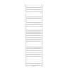 Luxebath Radiateur Design Sahara Non Electrique - 500 x 1800 mm - Blanc - Connexion Central - sans Kit de Raccordement - Forme Droit* Sèche-Serviettes Eau Chaude