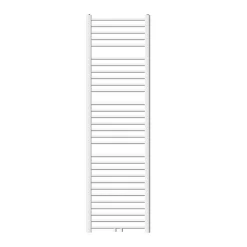 Luxebath Radiateur Design Sahara Non Electrique - 500 x 1800 mm - Blanc - Connexion Central - sans Kit de Raccordement - Forme Droit* Sèche-Serviettes Eau Chaude