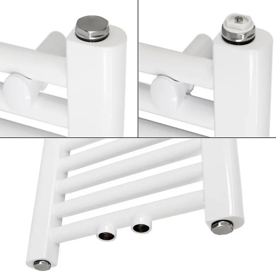 Luxebath Radiateur Design Sahara Non Electrique - 400 x 1800 mm - Blanc* Sèche-Serviettes Eau Chaude