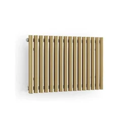 Matisere Radiateur doré mixte de 600mm de haut et 790mm de large - 602 Watt - TUN600/790VWSY7BRA* Sèche-Serviettes Mixte