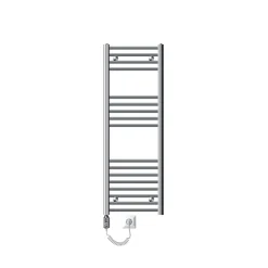 ECD Germany Radiateur Electrique Sahara 400x1200mm, Chrome* Sèche-Serviettes Mixte