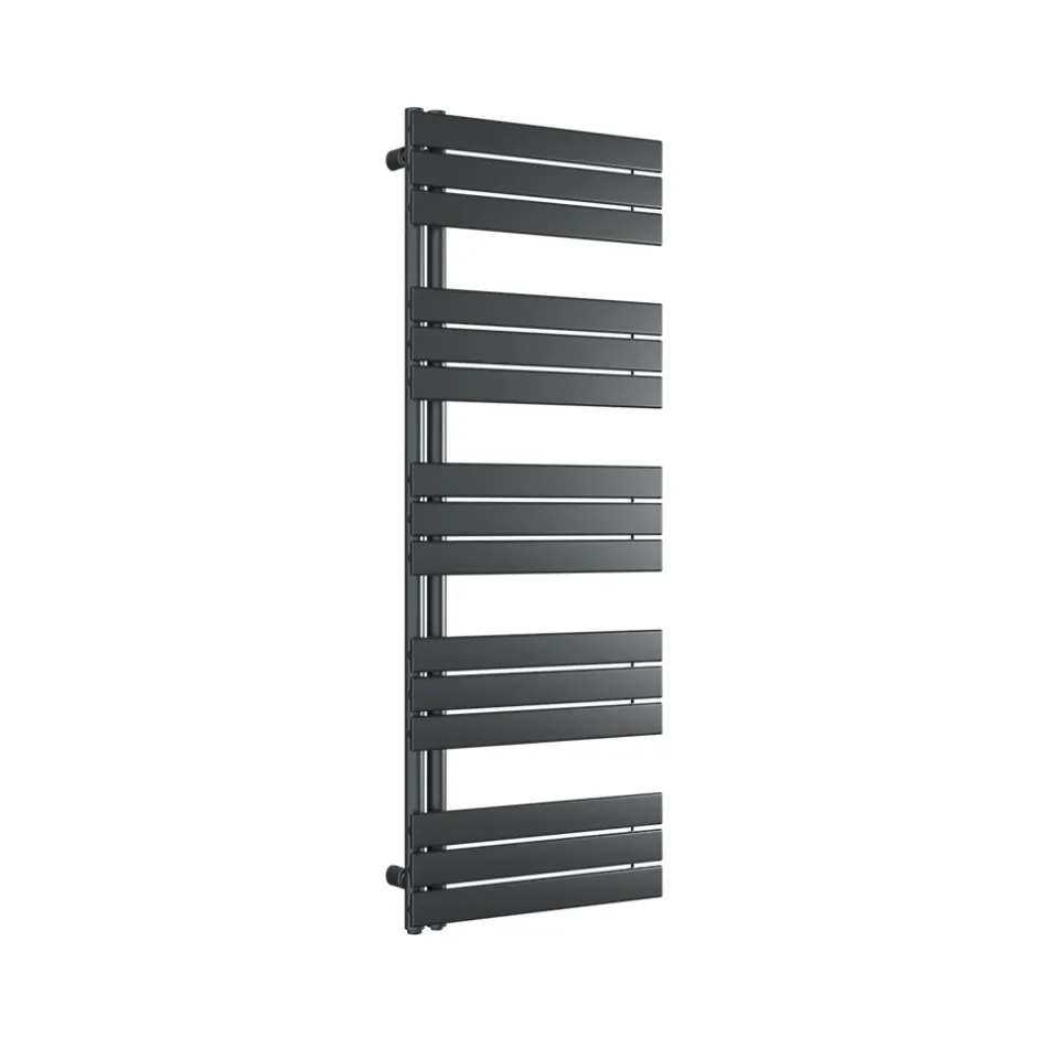 Bernstein Radiateur et sèche-serviettes design D16G gris anthracite, raccord gauche ou droite - 160x60cm, Sans kit de connexion* Sèche-Serviettes Mixte