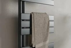 Bernstein Radiateur et sèche-serviettes design D16G gris anthracite, raccord gauche ou droite - 160x60cm, Sans kit de connexion* Sèche-Serviettes Mixte