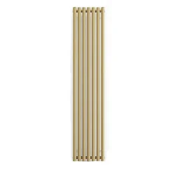 Matisere Radiateur mixte doré de 1200mm de haut et 260mm de large - 404 Watt - ROL1200/260ROV2BRA* Sèche-Serviettes Mixte