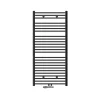 Luxebath Radiateur Salle de Bain 750x1500 mm Anthracite Courbé Raccord Central au Bas avec Garniture de Raccordement Forme d'Angle