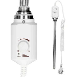 Luxebath Radiateur Sèche Serviette Electrique 600x1500mm* Sèche-Serviettes Mixte