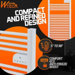 Warm Tech Radiateur sèche serviettes sans fluide 750W