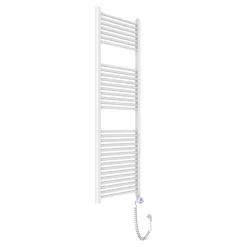 Kiamami Valentina Radiateur Sèche-Serviettes Électrique Avec Thermostat Réglable 50X150 Blanc* Sèche-Serviettes Électrique