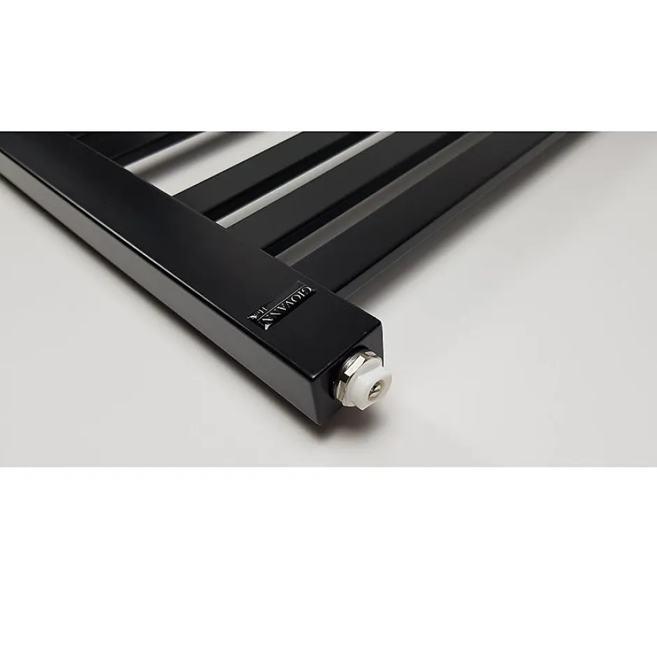 Stano Radiateur sèche-serviettes eau chaude design BERYL 115 x 44 cm noir mat* Sèche-Serviettes Eau Chaude