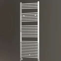 Kibath Radiateur sèche-serviettes circuit de chauffage 150 cm x 50 cm finition chrome poli en acier* Sèche-Serviettes Eau Chaude