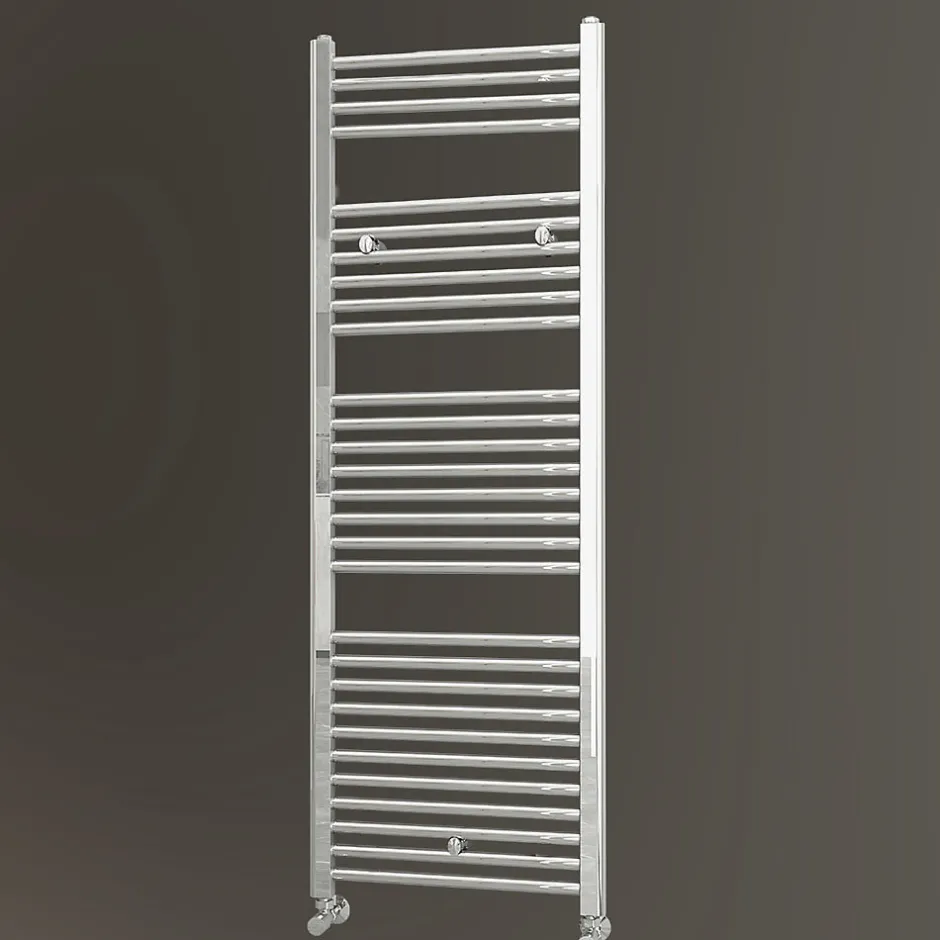 Kibath Radiateur sèche-serviettes circuit de chauffage 150 cm x 50 cm finition chrome poli en acier* Sèche-Serviettes Eau Chaude