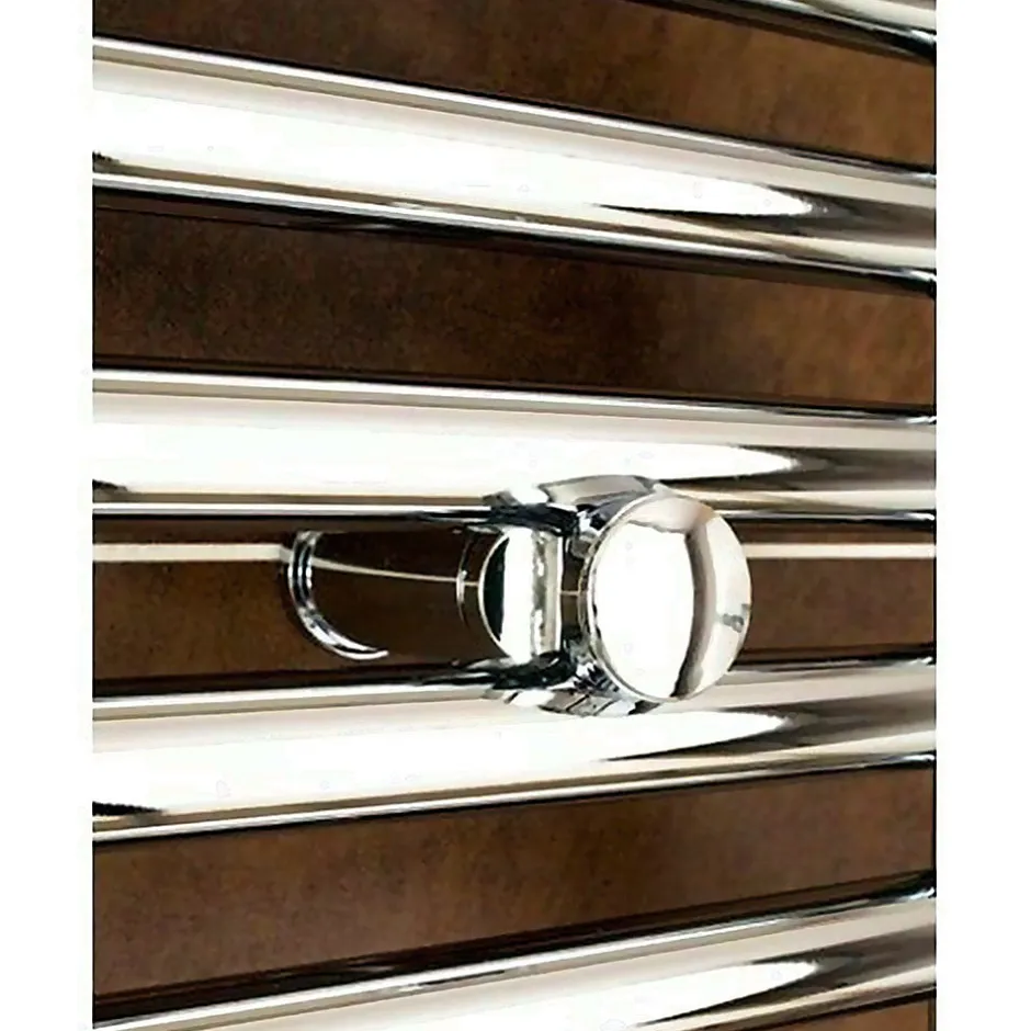 Kibath Radiateur sèche-serviettes circuit de chauffage 150 cm x 50 cm finition chrome poli en acier* Sèche-Serviettes Eau Chaude