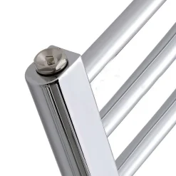 Kibath Radiateur sèche-serviettes circuit de chauffage 150 cm x 50 cm finition chrome poli en acier* Sèche-Serviettes Eau Chaude