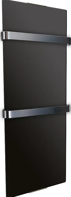 Chemin'Arte Radiateur Sèche-serviettes électrique design Noir 1200W Chemin Arte