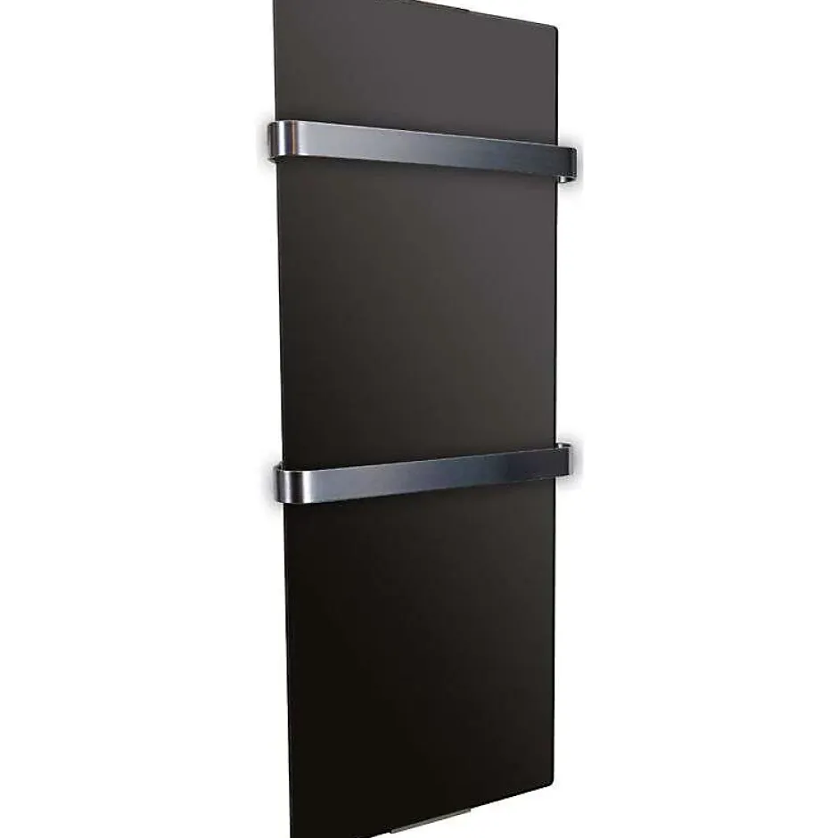 Chemin'Arte Radiateur Sèche-serviettes électrique design Noir 1200W Chemin Arte