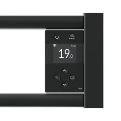Thermor Radiateur sèche-serviettes électrique Riva 5 - Avec soufflerie - 750W+1000W - Dimensions: 1631 x 500 x 134 mm* Sèche-Serviettes Mixte