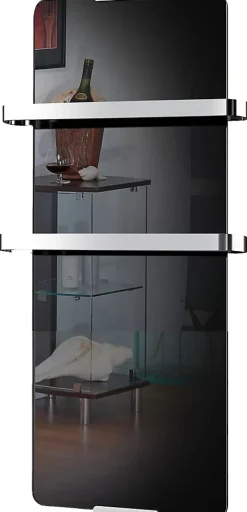 Chemin'Arte Radiateur Sèche-serviettes électrique Noir 600W Chemin Arte* Sèche-Serviettes Électrique
