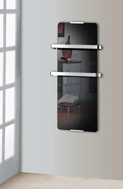 Chemin'Arte Radiateur Sèche-serviettes électrique Noir 600W Chemin Arte* Sèche-Serviettes Électrique