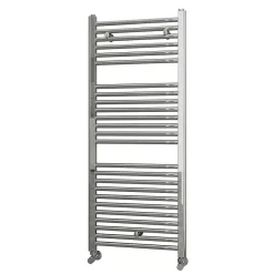 Kibath Radiateur sèche-serviettes circuit de chauffage 120 cm x 50 cm finition chrome poli en acier* Sèche-Serviettes Eau Chaude