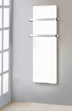 Chemin'Arte Radiateur Sèche-serviettes électrique design Blanc 1200W Chemin Arte