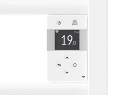 Thermor Radiateur sèche-serviettes électrique Riva 5 - Avec soufflerie - 500W+1000W - Dimensions: 1098 x 500 x 134 mm