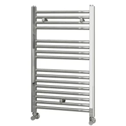 Kibath Radiateur sèche-serviettes circuit de chauffage 80 cm x 50 cm finition chrome poli en acier