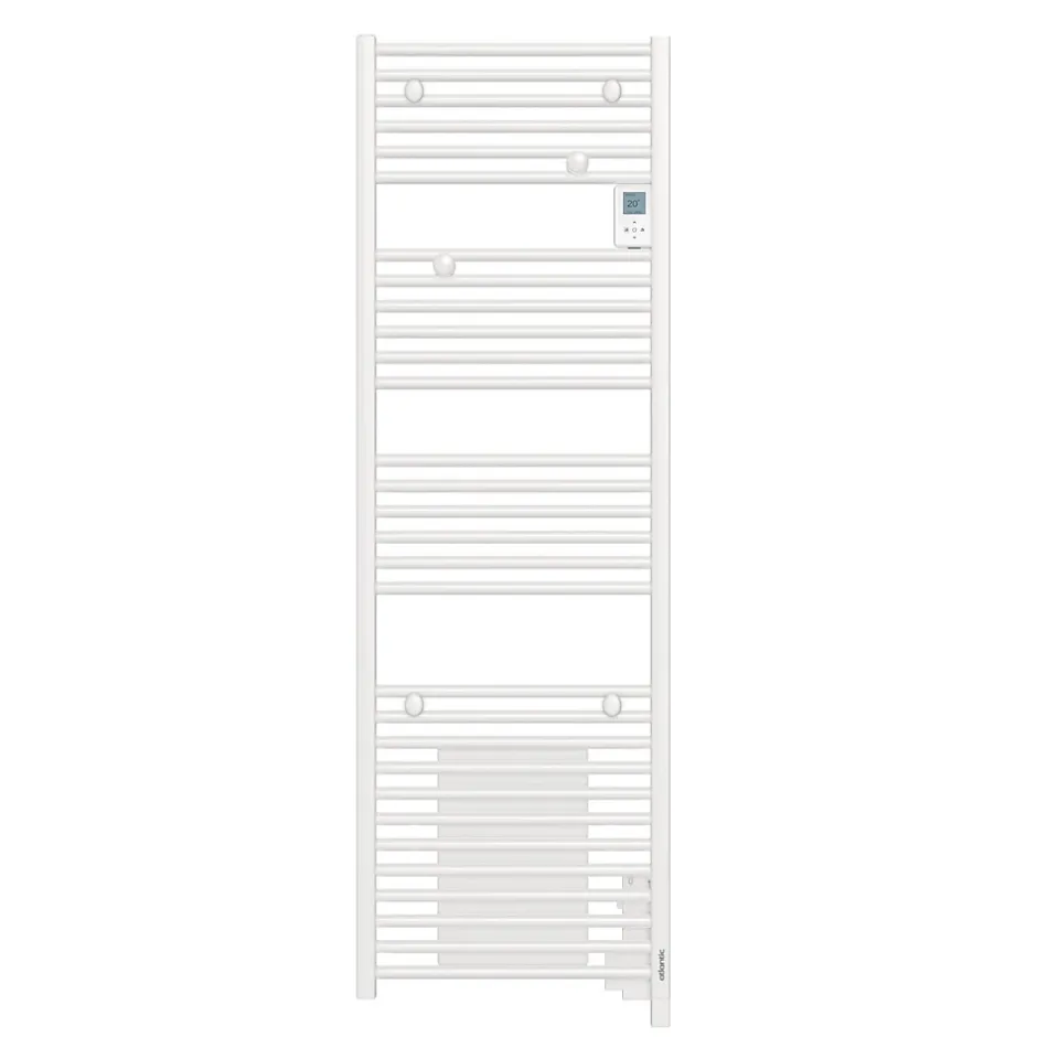 Atlantic Radiateur sèche-serviettes électrique DORIS Digital sans soufflerie 500W Blanc - - 850257* Sèche-Serviettes Électrique
