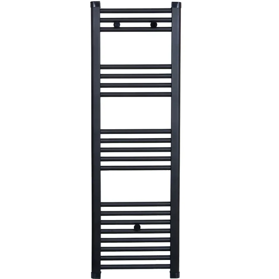Stano Radiateur sèche-serviettes eau chaude CODA 120 x 40 cm noir mat* Sèche-Serviettes Eau Chaude
