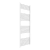 Kiamami Valentina Radiateur Sèche-Serviettes En Acier Blanc 65X180 Avec 33 Tubes* Sèche-Serviettes Eau Chaude