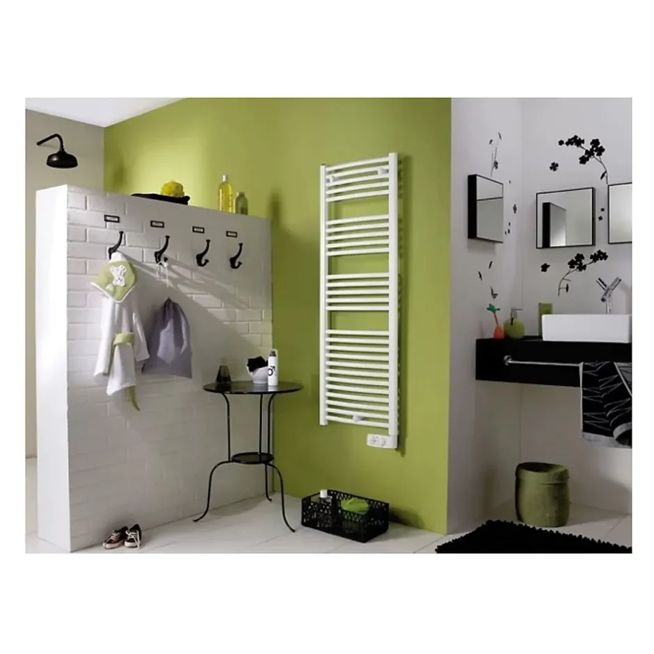 Thermor Radiateur sèche-serviettes électrique CORSAIRE galbé 750W - - 472321* Sèche-Serviettes Électrique